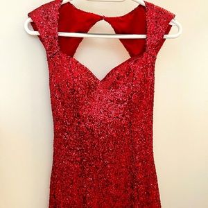 Guess open back dress